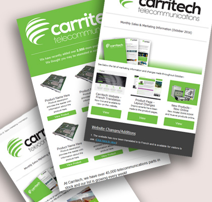 Sign up for the Carritech newsletter